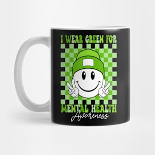 Mental Health Matters I Wear Green Mental Health Awareness Mug